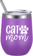 Load image into Gallery viewer, Cat Mom Wine Tumbler