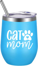 Load image into Gallery viewer, Cat Mom Wine Tumbler