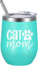 Load image into Gallery viewer, Cat Mom Wine Tumbler