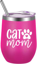 Load image into Gallery viewer, Cat Mom Wine Tumbler
