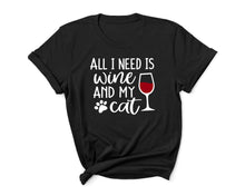 Load image into Gallery viewer, Wine And My Cat