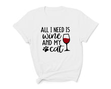 Load image into Gallery viewer, Wine And My Cat