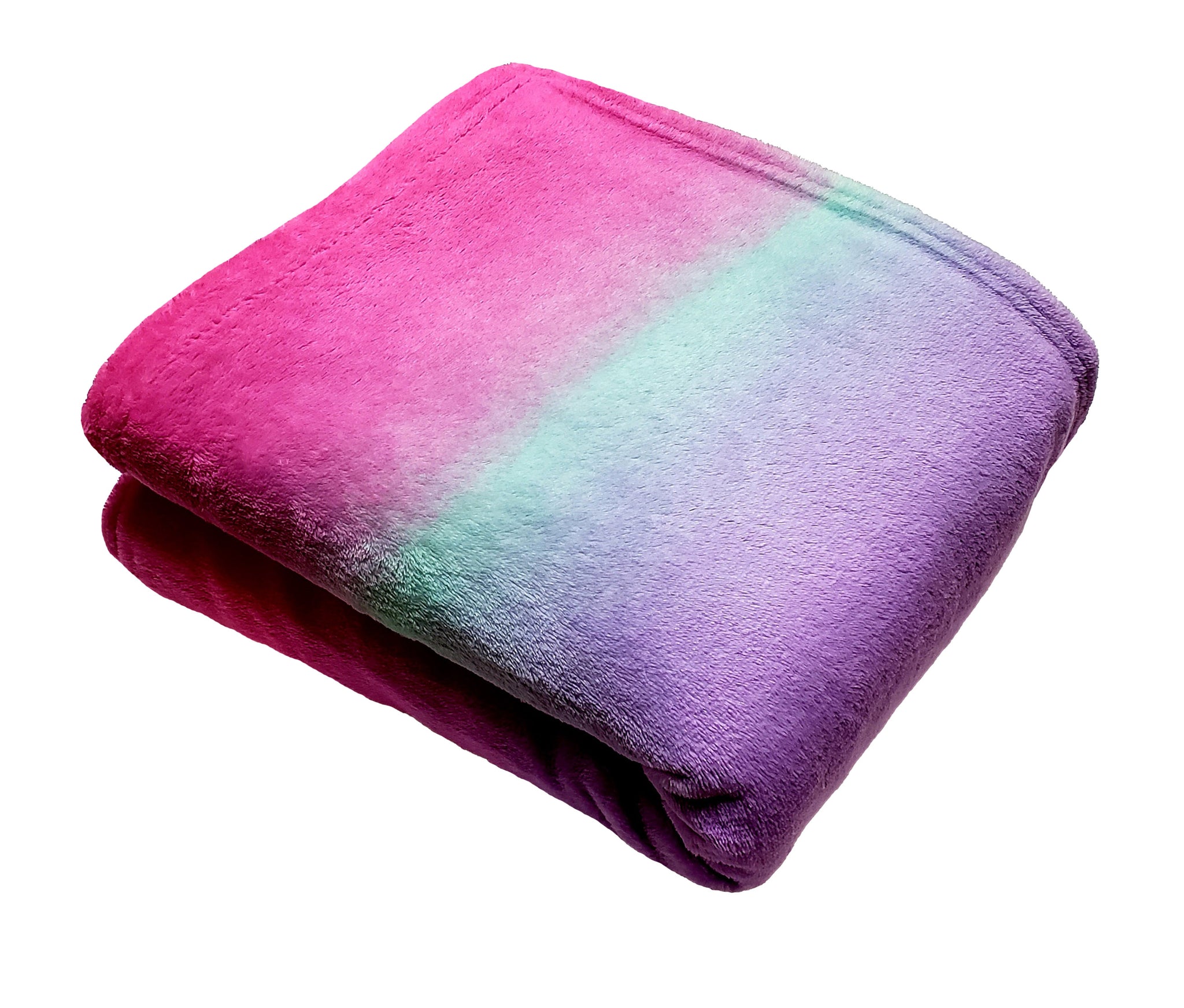 Ombre Fleece Blanket Sunset Paws