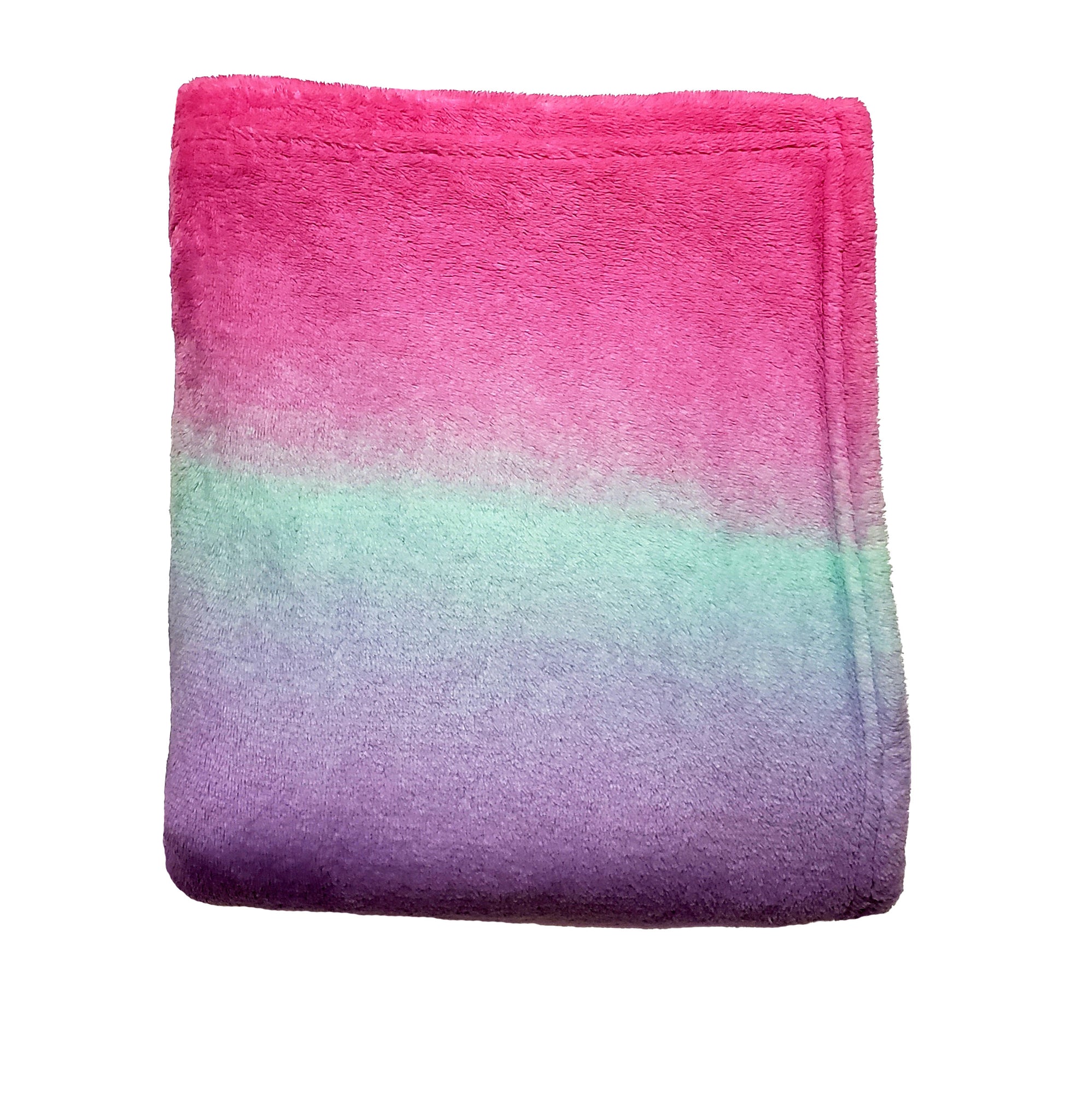 Ombre Fleece Blanket Sunset Paws