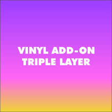 Load image into Gallery viewer, Vinyl Name Add-On Triple Layer
