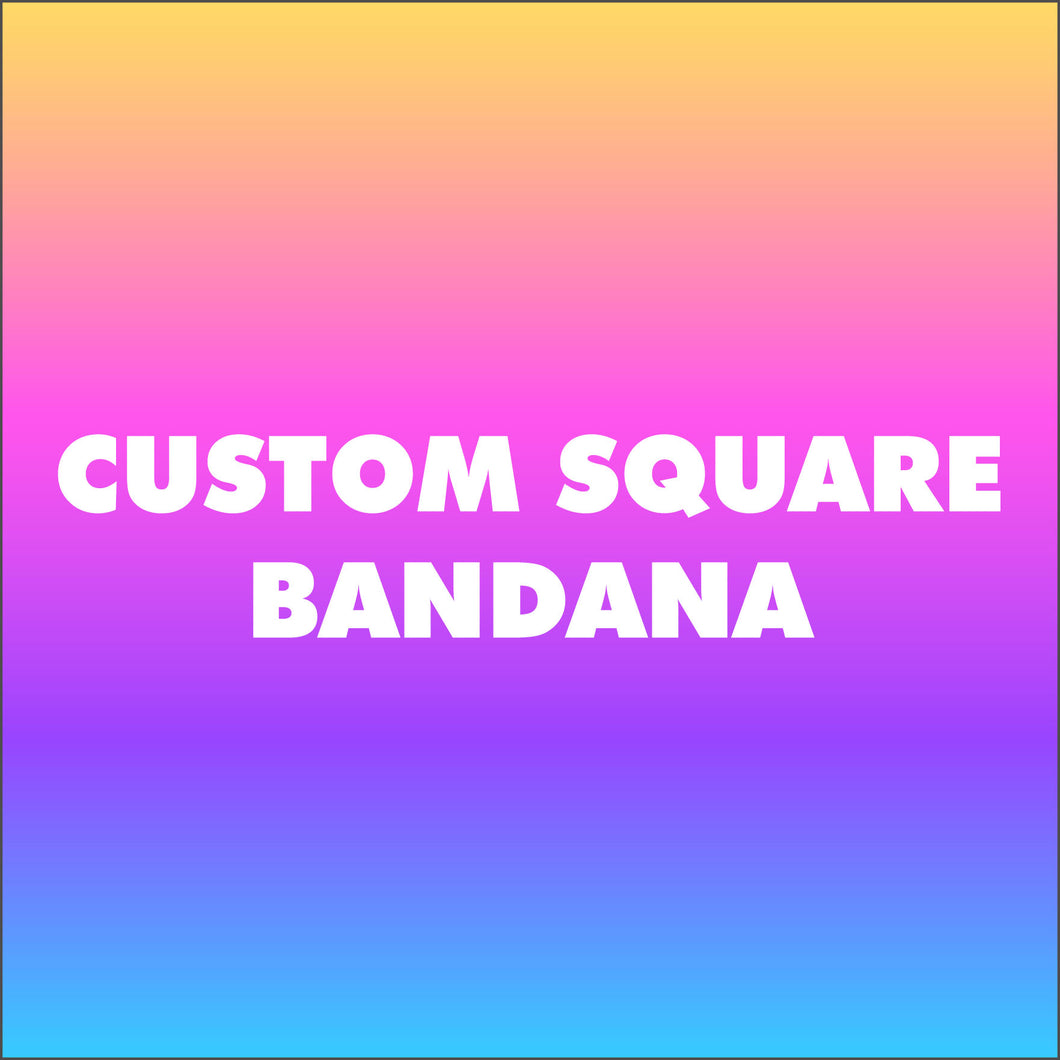 Custom Square Bandana